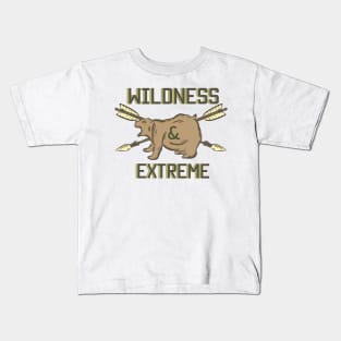 Wildness & Extreme - Adventure Edition Kids T-Shirt